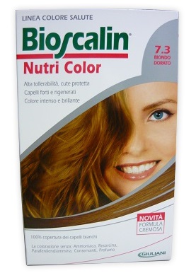 BIOSCALIN NUTRI COLOR 7,3 BIONDO DORATO SINCROB 124 ML - Farmaciapacini.it