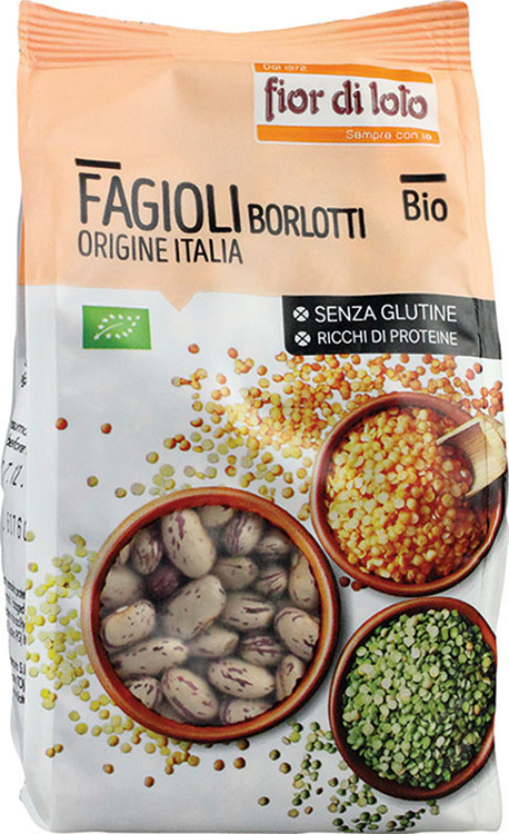 FAGIOLI BORLOTTI ITALIA SENZA GLUTINE BIO 400 G - Farmaciapacini.it