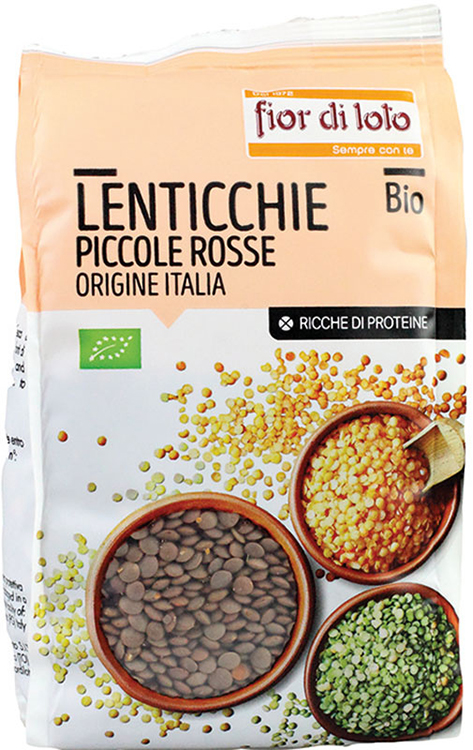 LENTICCHIE PICCOLE ROSSE ITALIA BIO 400 G - Farmaciapacini.it