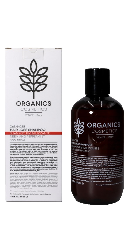 ORGANICS PHARM HAIR LOSS SHAMPOO NEEM OIL AND PEPPERMINT - Farmaciapacini.it