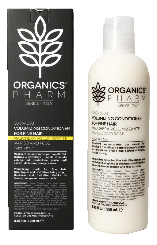 ORGANICS PHARM VOLUMIZING CONDITIONER FOR FINE HAIR MANGO AND ROSE - Farmaciapacini.it