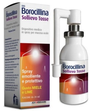 NEOBOROCILLINA SOLLIEVO TOSSE SPRAY 20 ML - Farmaciapacini.it