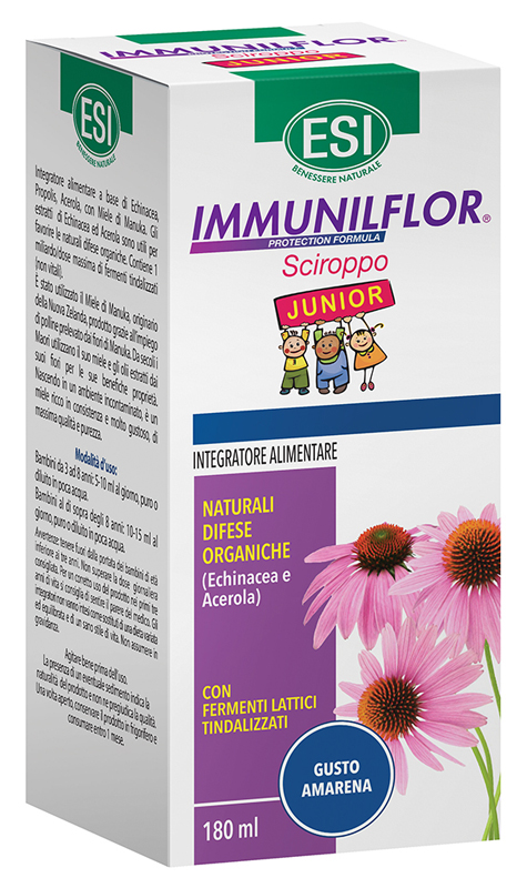 ESI IMMUNILFLOR SCIROPPO JUNIOR 180 ML - Farmaciapacini.it