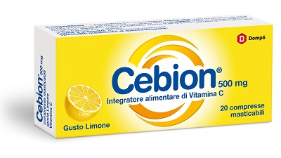 CEBION MASTICABILE LIMONE VITAMINA C 500 MG 20 COMPRESSE - Farmaciapacini.it
