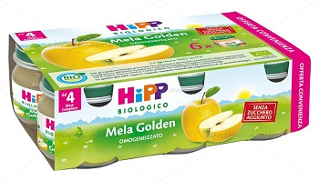 HIPP BIO OMOGENEIZZATO MELA GOLDEN 6X80 G - Farmaciapacini.it