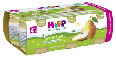 HIPP BIO OMOGENEIZZATO PERA WILLIAMS 6X80 G - Farmaciapacini.it