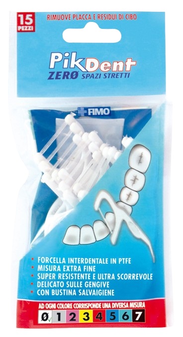 PIKDENT ZERO SPAZI STRETTI 15 FORCELLE INTERDENTALI - Farmaciapacini.it