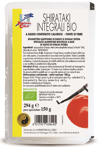 SHIRATAKI INTEGRALI BIO 150 G - Farmaciapacini.it