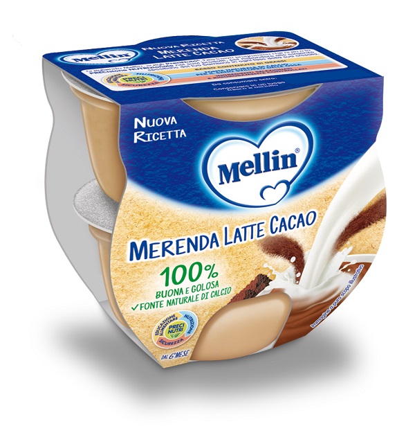 MELLIN MERENDA LATTE CACAO 2 X 100 G - Farmaciapacini.it