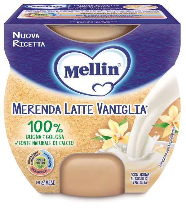 MELLIN MERENDA LATTE VANIGLIA 2 X 100 G - Farmaciapacini.it