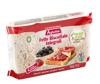 AGLUTEN FETTE BISCOTTATE INTEGRALI SENZA GLUTINE 200 G - Farmaciapacini.it