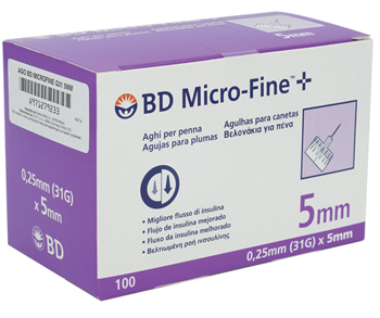 AGO PER PENNA DA INSULINA BD MICROFINE GAUGE 31 5 MM 100 PEZZI - Farmaciapacini.it