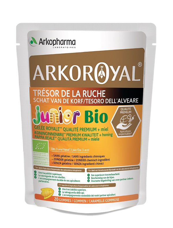 ARKOROYAL CARAMELLE GOMMOSE CUOR DI MIELE 60 PEZZI  - Farmaciapacini.it