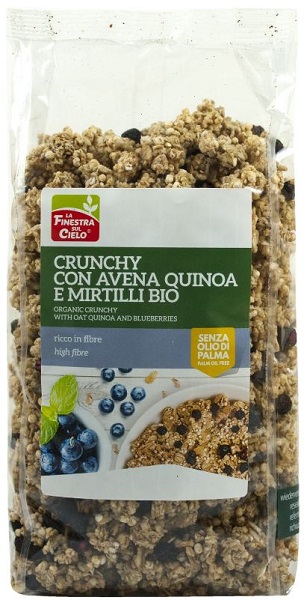 CRUNCHY CON AVENA QUINOA E MIRTILLI - Farmaciapacini.it