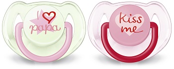 SUCCHIETTO LOVE 6-18 MESI FEMMINA 2 PEZZI - Farmaciapacini.it