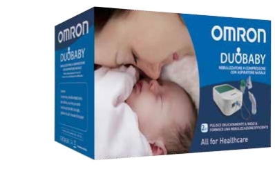NEBULIZZATORE OMRON DUO BABY CON ASPIRATORE NASALE - Farmaciapacini.it