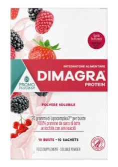 DIMAGRA PROTEIN RED FRUIT 10 BUSTE - Farmaciapacini.it