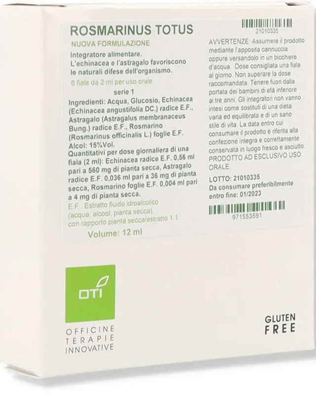 ROSMARINUS TOTUS NUOVA FORMULAZIONE 1SERIE 6FIALE GLUCOSATE 2ML - Farmaciapacini.it