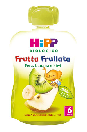 HIPP BIO FRUTTA FRULLATA PERA BANANA KIWI 90 G - Farmaciapacini.it