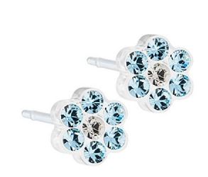 BLOMDAHL FORALOBO MP DAISY 5MM AQUAMARINE/CRYSTAL - Farmaciapacini.it