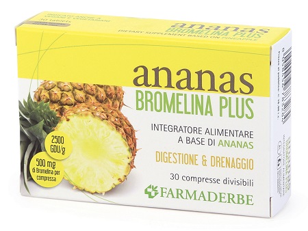 ANANAS BROMELINA PLUS 30 COMPRESSE - Farmaciapacini.it