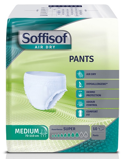 SOFFISOF AIR DRY PULL UP PANTS M EXTRA 10 PEZZI - Farmaciapacini.it