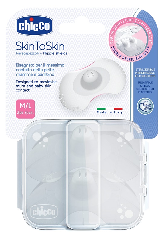 CHICCO PARACAPEZZOLI SILICONE LARGE - Farmaciapacini.it