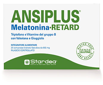 ANSIPLUS RETARD MELATONINA 20 COMPRESSE BISTRATO FAST SLOW 955 MG - Farmaciapacini.it