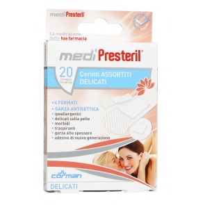 MEDIPRESTERIL CEROTTI ESTENSIBILI ASSORTITI 2 FORMATI 12 CEROTTI 7 X 2 + 8 CEROTTI 7 X 3,8 - Farmaciapacini.it