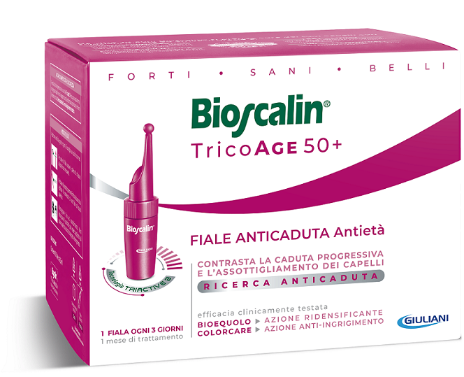 BIOSCALIN TRICOAGE ANTICADUTA ANTIETA' 10 FIALE 3,5 ML - Farmaciapacini.it