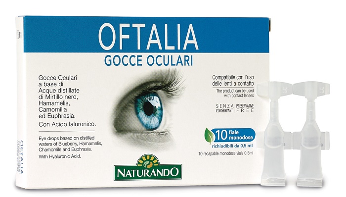 OFTALIA GOCCE OCULARI MONODOSE 2 STRIP DA 5 FIALE DA 0,5 ML - Farmaciapacini.it