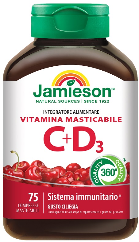 JAMIESON VITAMINA C 500 + D 75 COMPRESSE - Farmaciapacini.it