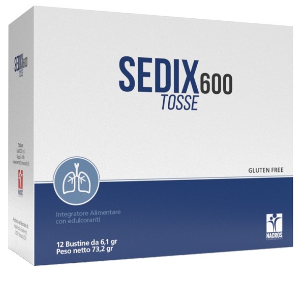 SEDIX 600 TOSSE 12 BUSTINE DA 6,1 G - Farmaciapacini.it