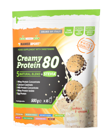 CREAMY PROTEIN 80 COOKIES & CREAM 500 G - Farmaciapacini.it