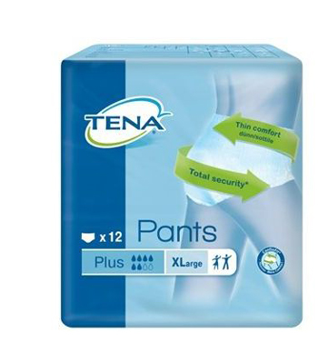 PANNOLONE PULL UP TENA PANTS PLUS TAGLIA EXTRA LARGE 12 PEZZI - Farmaciapacini.it