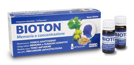 BIOTON ELEUTEROCOCCO MEMORIA CONCENTRAZIONE 14 FLACONCINI - Farmaciapacini.it