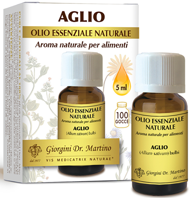 AGLIO OLIO ESSENZIALE NATURALE 5 ML - Farmaciapacini.it