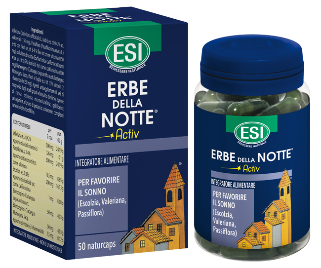 ESI ERBE DELLA NOTTE ACTIV 50 CAPSULE - Farmaciapacini.it