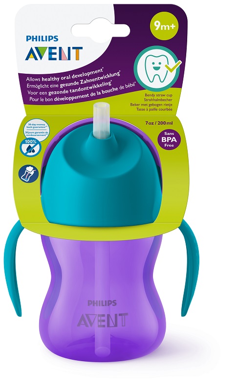 PHILIPS TAZZA COLORATA CON CANNUCCIA FEMMINA 200 ML - Farmaciapacini.it