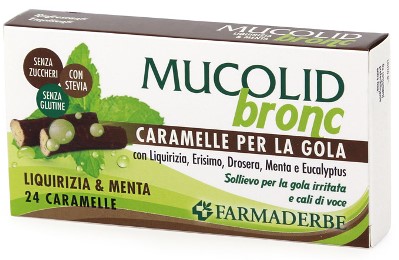 MUCOLID BRONC MENTA LIQUIRIZIA CARAMELLE 70 G - Farmaciapacini.it