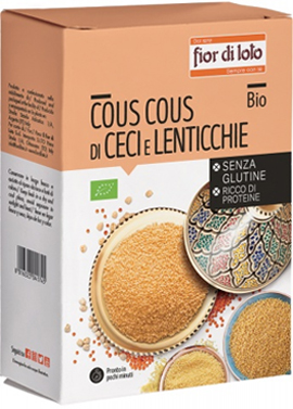 COUS COUS DI CECI E LENTICCHIE ROSSE BIO 500 G - Farmaciapacini.it
