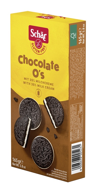 SCHAR CHOCOLATE O'S BISCOTTI 165 G - Farmaciapacini.it