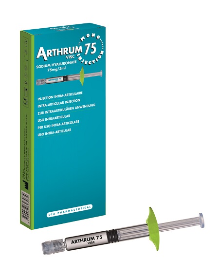 SIRINGA INTRA-ARTICOLARE ARTHRUM VISC 75 MONO INJECTION ACIDO IALURONICO 3 ML - Farmaciapacini.it