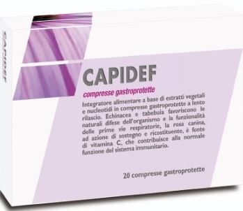 CAPIDEF 20 COMPRESSE GASTROPROTETTE - Farmaciapacini.it