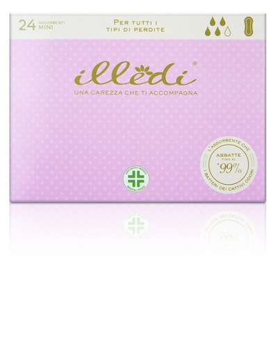 ILLEDI ASSORBENTI MINI IN TESSUTO NON TESSUTO PER INCONTINENZA 230 MM 24 PEZZI - Farmaciapacini.it