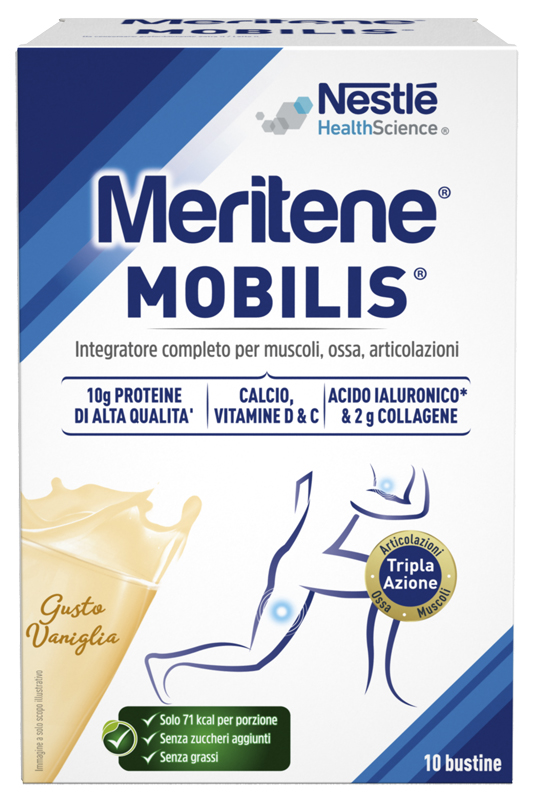 MERITENE MOBILIS GUSTO VANIGLIA 10 BUSTINE DA 21 G   - Farmaciapacini.it