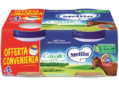 MELLIN OMOGENEIZZATO CAVALLO 4 X 80 G - Farmaciapacini.it