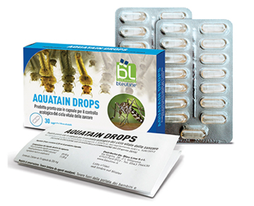 AQUATAIN DROPS CONTROLLO CICLO VITALE ZANZARA 2 BLISTER X 15 CAPSULE - Farmaciapacini.it