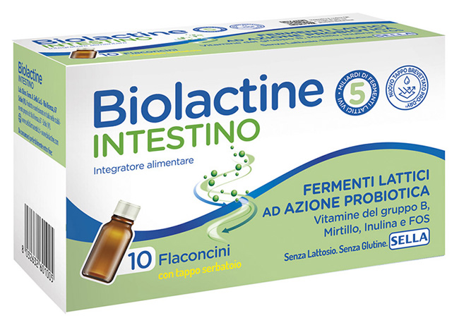 BIOLACTINE INTESTINO 5MLD 10 FLACONCINI 9 ML - Farmaciapacini.it