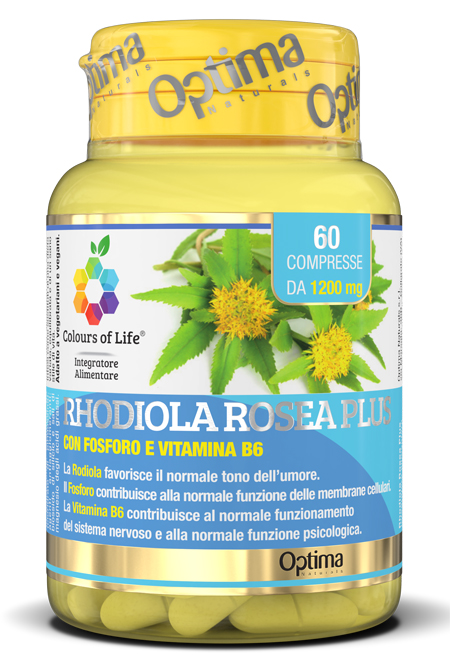 COLOURS OF LIFE RHODIOLA ROSEA PLUS 60 COMPRESSE 1200 MG - Farmaciapacini.it